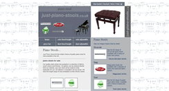 Desktop Screenshot of just-piano-stools.co.uk